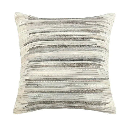 Canvello Galaxy Cowhide Throw Pillow - Ivory / 18’’ X 18’’ X 3’’ - Canvello