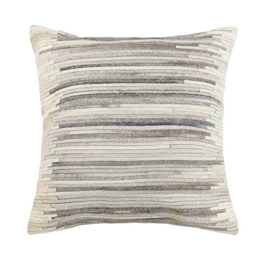 Canvello Galaxy Cowhide Throw Pillow Ivory - Ivory / 18’’ X 18’’ X 3’’ - Canvello
