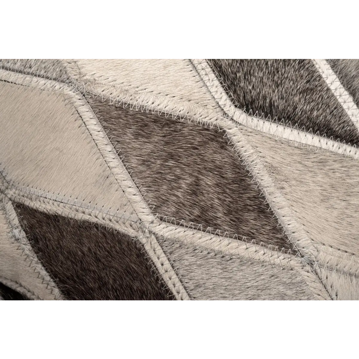 Canvello Genuine Cowhide Leather Decorative Throw Pillows - Handmade Patchwork Boho Accent Pillows For Sofa Couch Bed