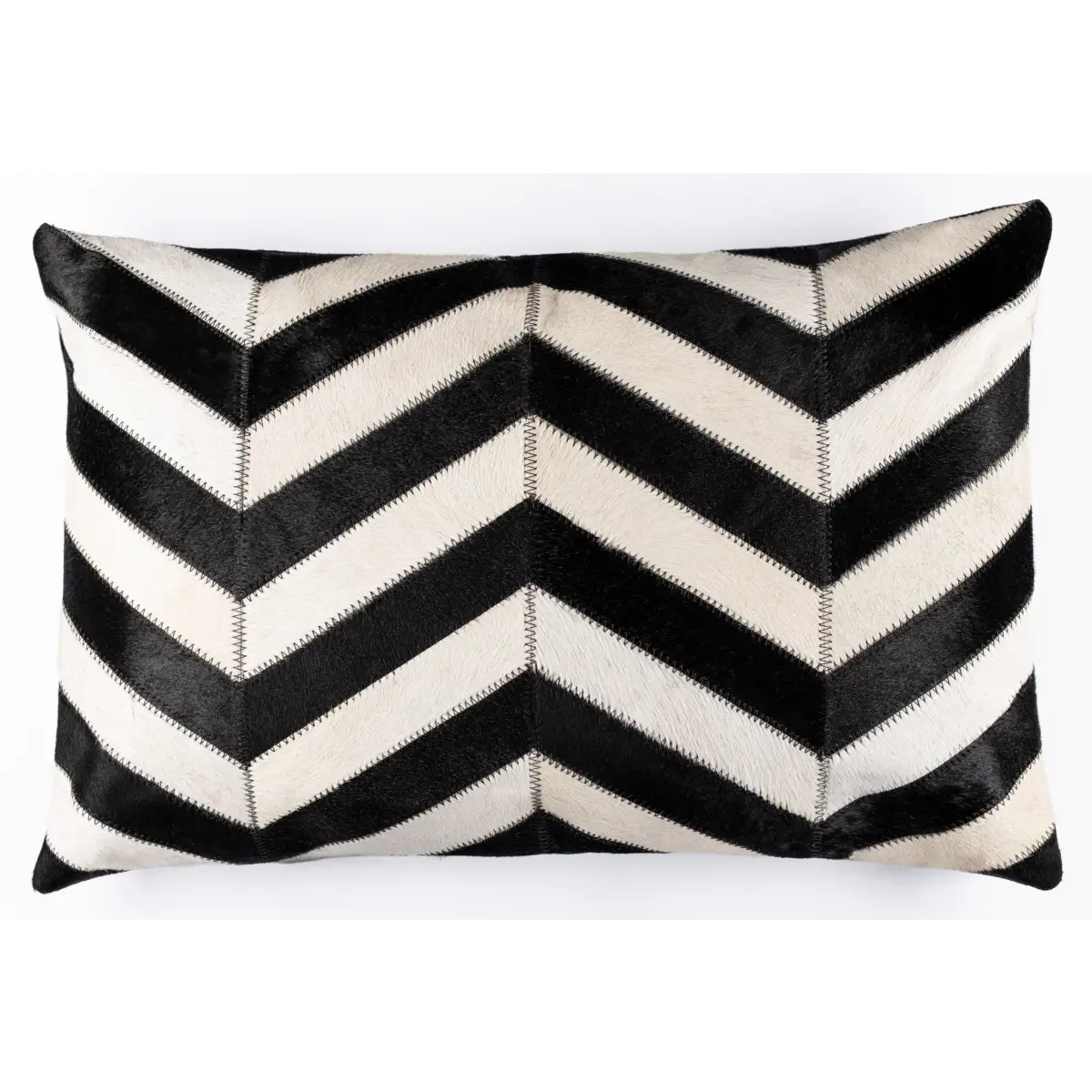 Canvello Genuine Cowhide Leather Decorative Throw Pillows - Handmade Patchwork Boho Accent Pillows For Sofa Couch Bed