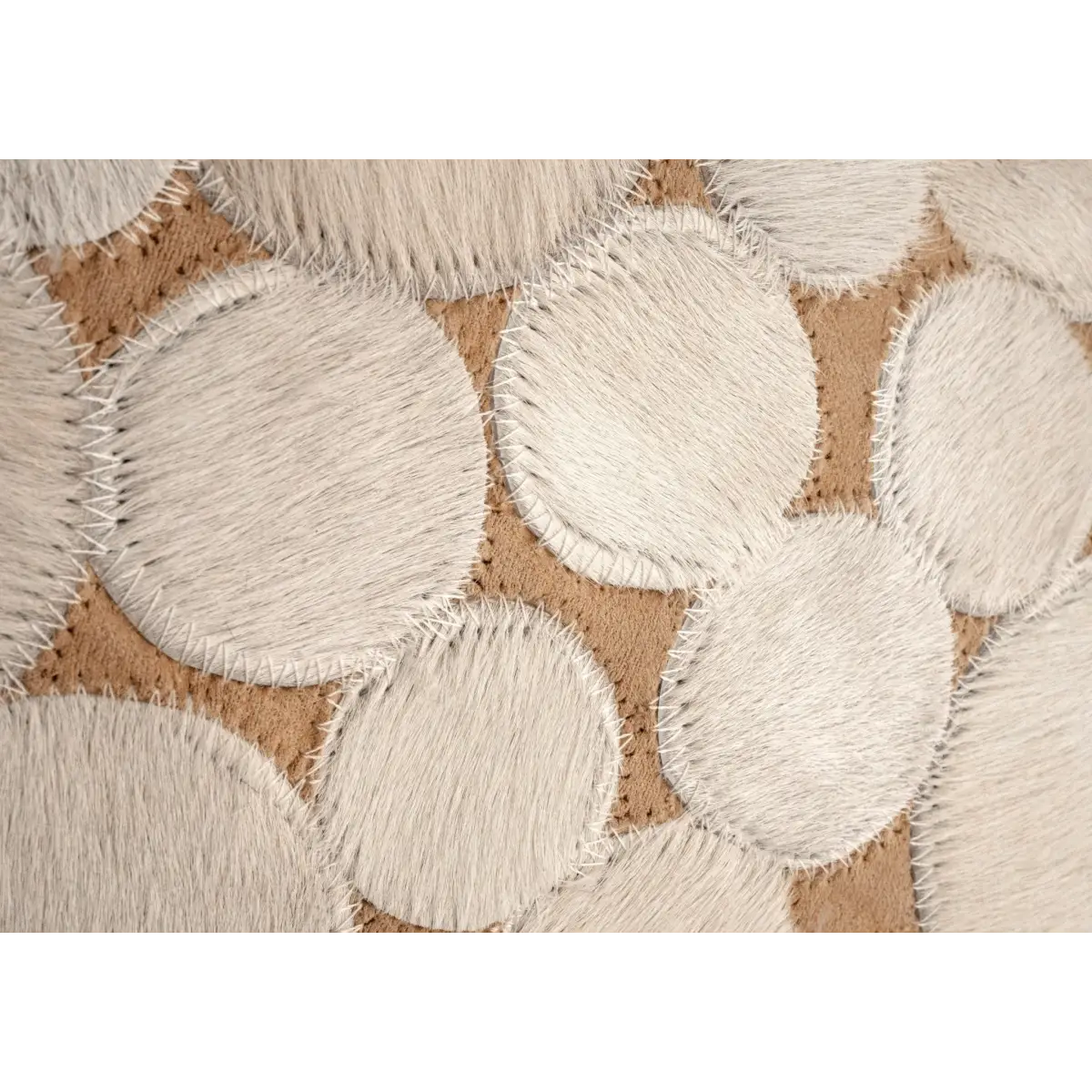 Canvello Genuine Cowhide Leather Decorative Throw Pillows - Handmade Patchwork Boho Accent Pillows For Sofa Couch Bed