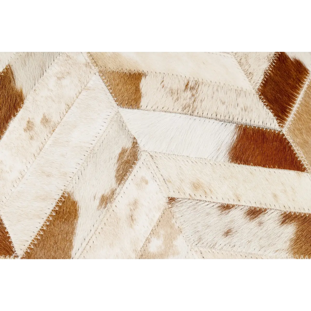 Canvello Genuine Cowhide Leather Decorative Throw Pillows - Handmade Patchwork Boho Accent Pillows For Sofa Couch Bed