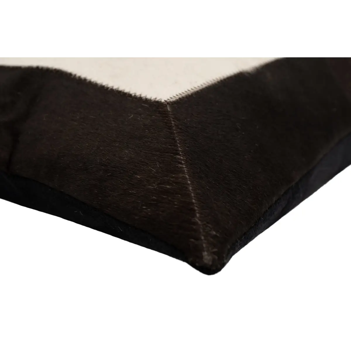Canvello Genuine Cowhide Leather Decorative Throw Pillows - Handmade Patchwork Boho Accent Pillows For Sofa Couch Bed