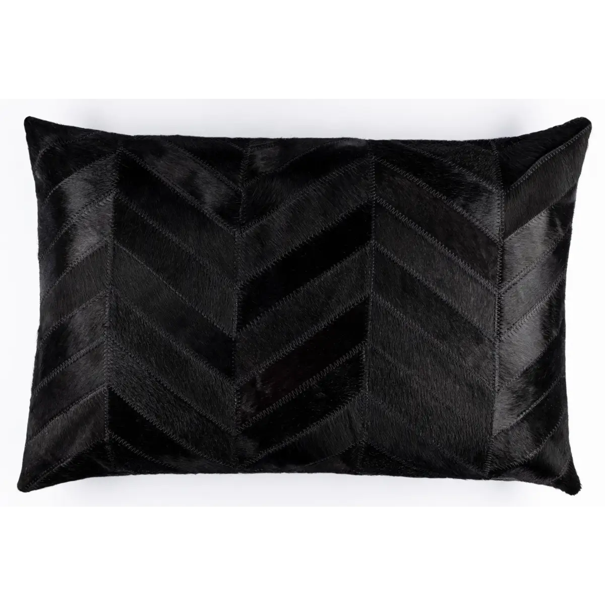 Canvello Genuine Cowhide Leather Decorative Throw Pillows - Handmade Patchwork Boho Accent Pillows For Sofa Couch Bed