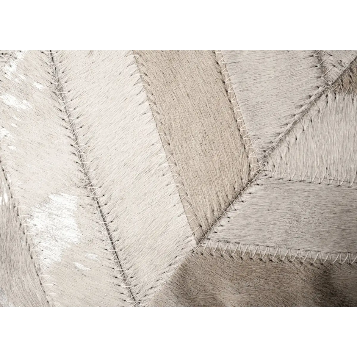 Canvello Genuine Cowhide Leather Decorative Throw Pillows - Handmade Patchwork Boho Accent Pillows For Sofa Couch Bed