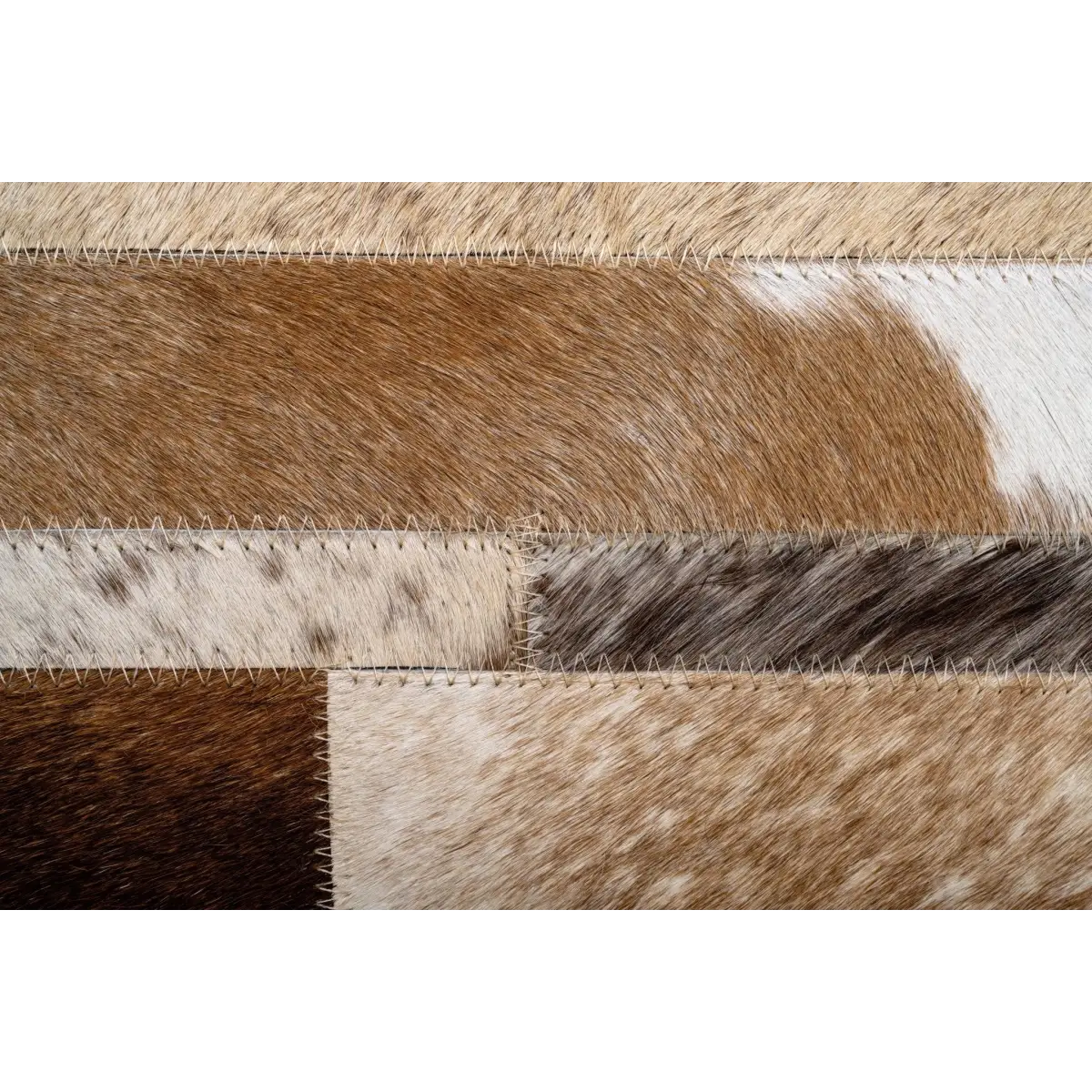 Canvello Genuine Cowhide Leather Decorative Throw Pillows - Handmade Patchwork Boho Accent Pillows For Sofa Couch Bed