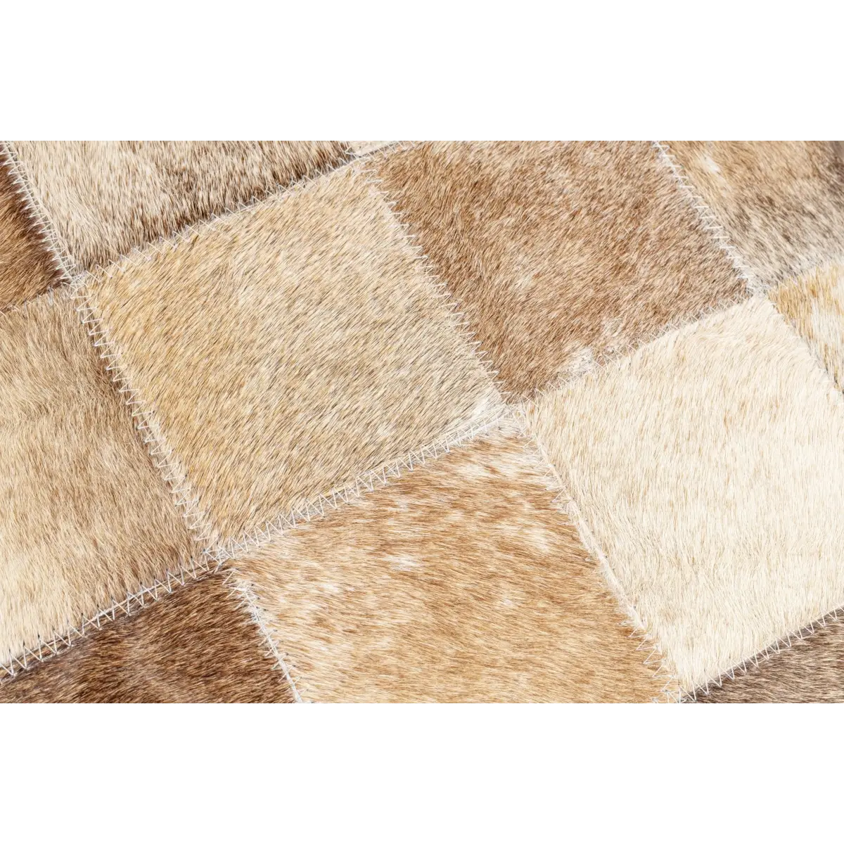 Canvello Genuine Cowhide Leather Decorative Throw Pillows - Handmade Patchwork Boho Accent Pillows For Sofa Couch Bed