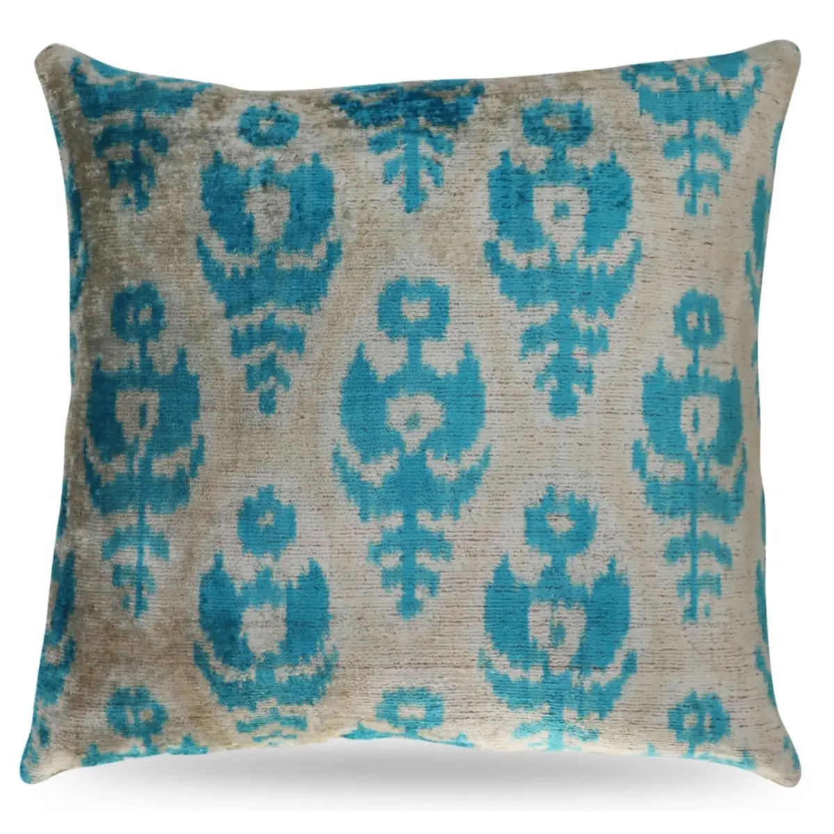Canvello Geometric Blue Pillows With Luxury Decorative Cover - 16x16 - Canvello