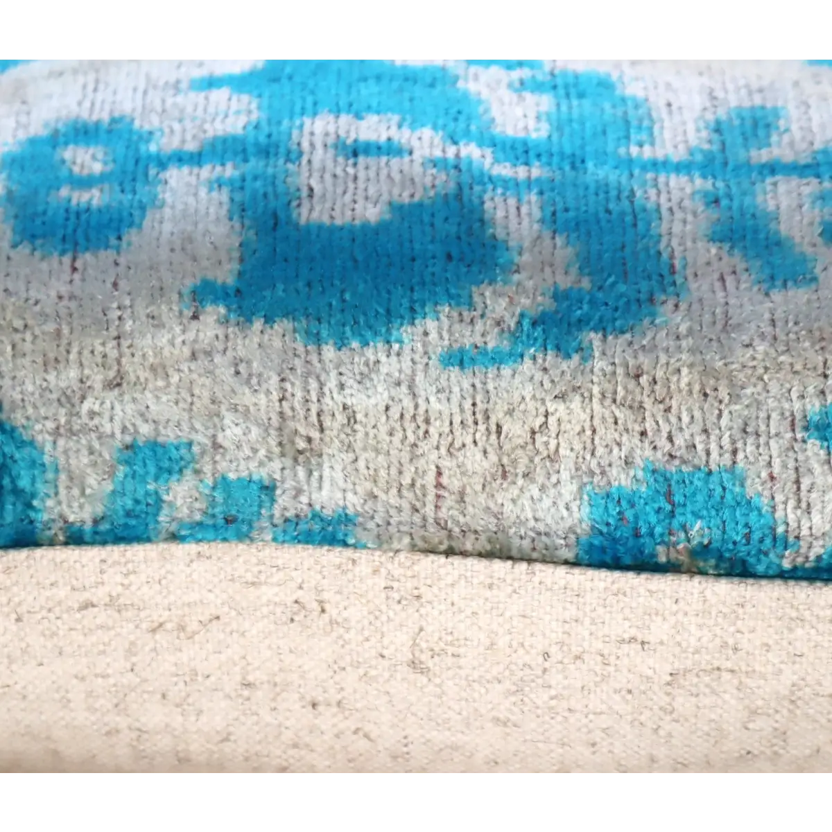 Canvello Geometric Blue Pillows With Luxury Decorative Cover - 16x16 - Canvello