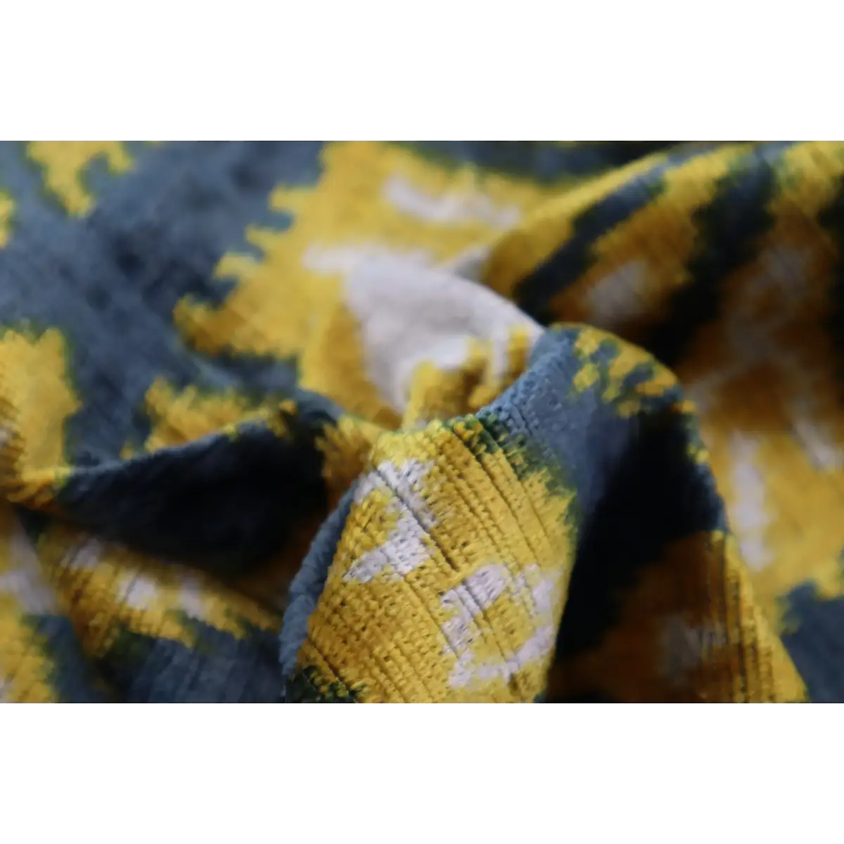 Canvello Gold Gray Handmade 16x24 Silk Velvet Pillow Organic Veg Dyed Down/Feather Filled - Canvello