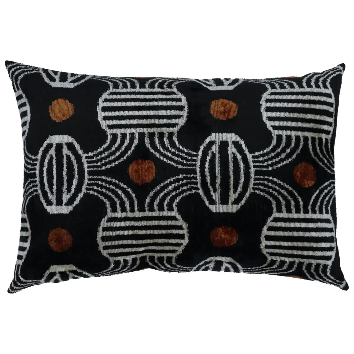 Canvello Handmade Black Gold Color Throw Pillows - 16x24 - Canvello