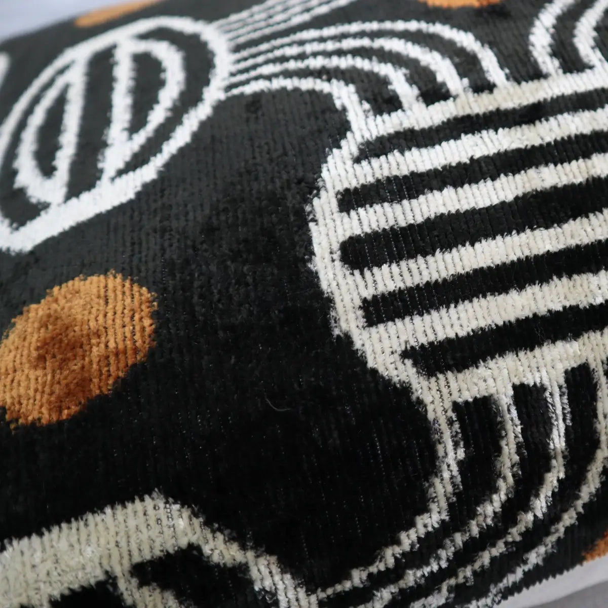 Canvello Handmade Black Gold Color Throw Pillows - 16x24 - Canvello