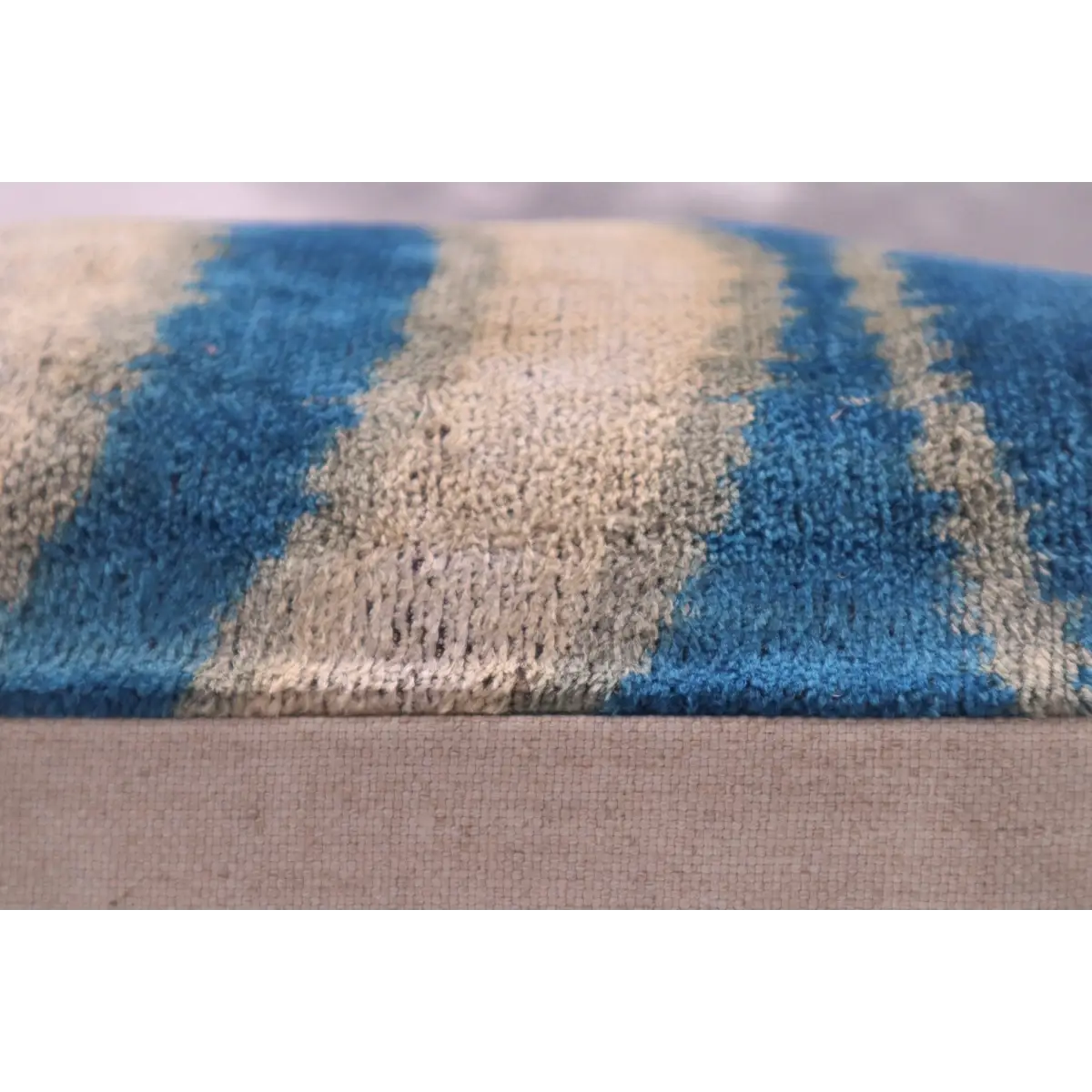 Canvello Handmade Blue Gray Pillows For Couch - 16x24 - Canvello
