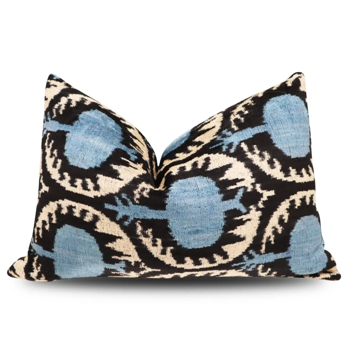 Canvello Handmade Blue Pomegranate Throw Pillows - 16x24 - Canvello