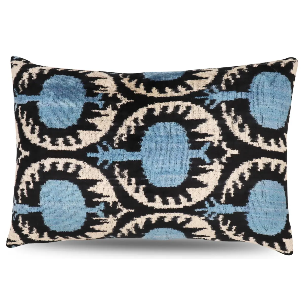 Canvello Handmade Blue Pomegranate Throw Pillows - 16x24 - Canvello