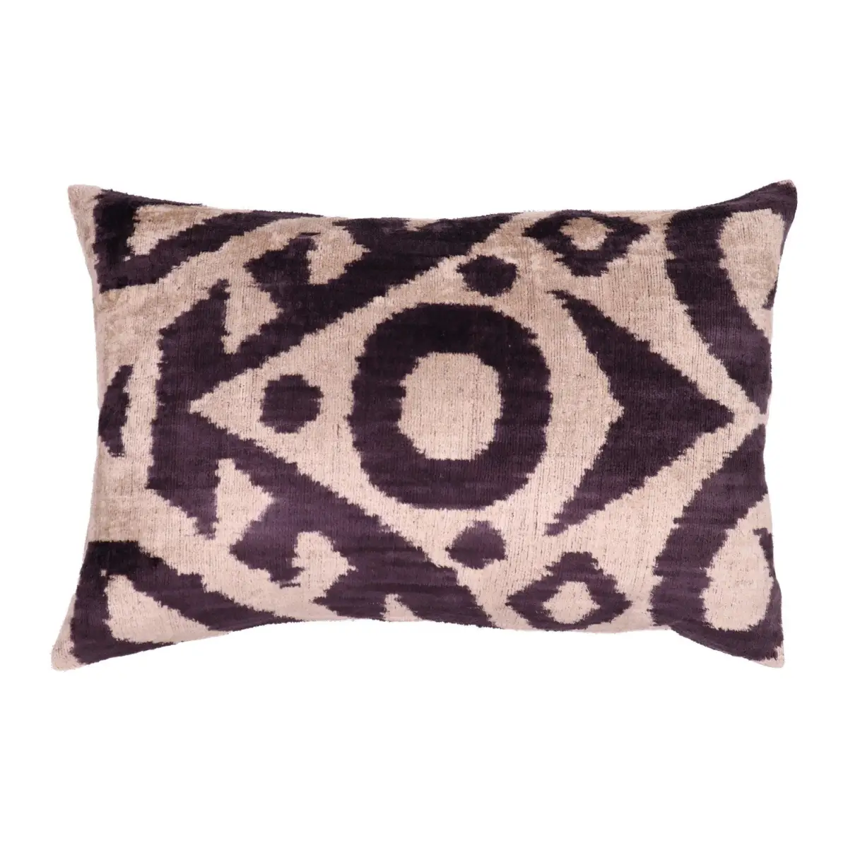 Canvello Handmade Decorative Black White Down Feather Pillow - 16’’X24’’ - Canvello