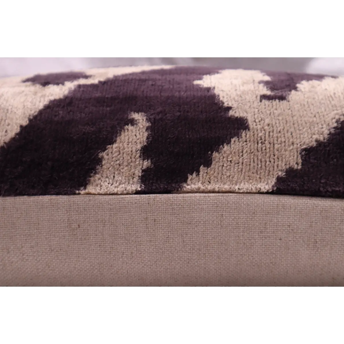 Canvello Handmade Decorative Black White Down Feather Pillow - 16’’X24’’ - Canvello