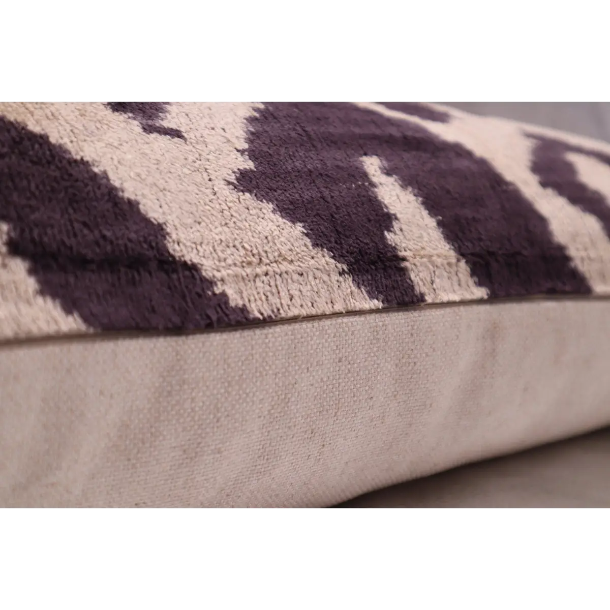 Canvello Handmade Decorative Black White Down Feather Pillow - 16’’X24’’ - Canvello
