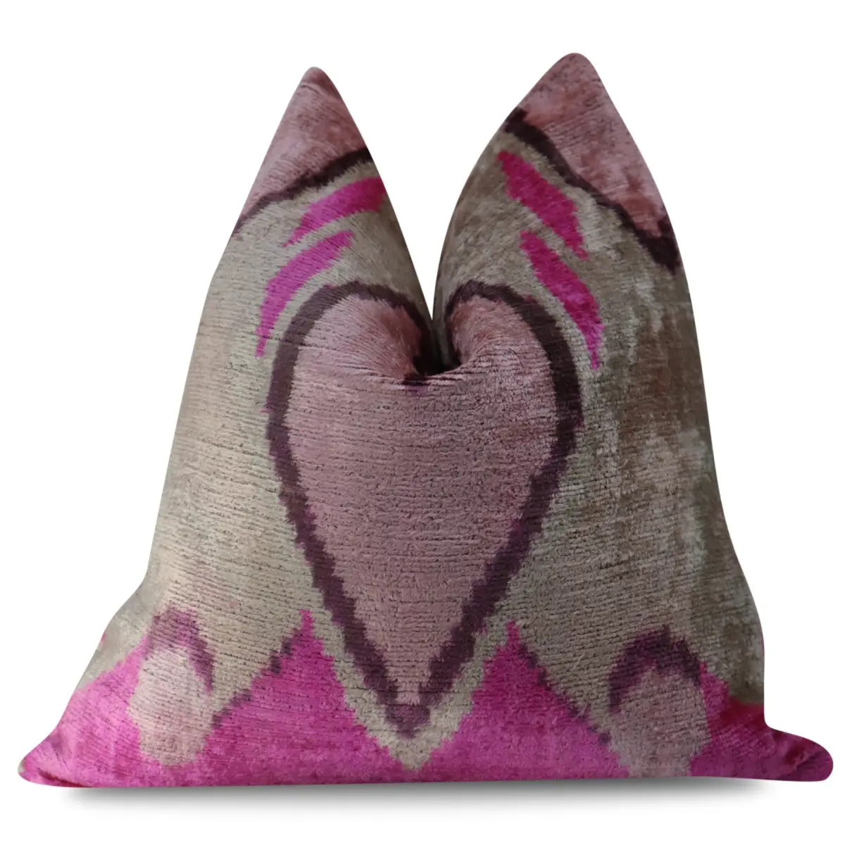 Canvello Handmade Decorative Throw Pillow with Down Filled Cushion Insert - Canvello