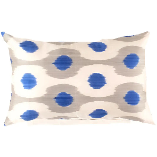 Canvello Handmade Decorative Velvet Pillow - 16’’ X 24’’ - blue - gray / 16’’ X 24’’ - Canvello
