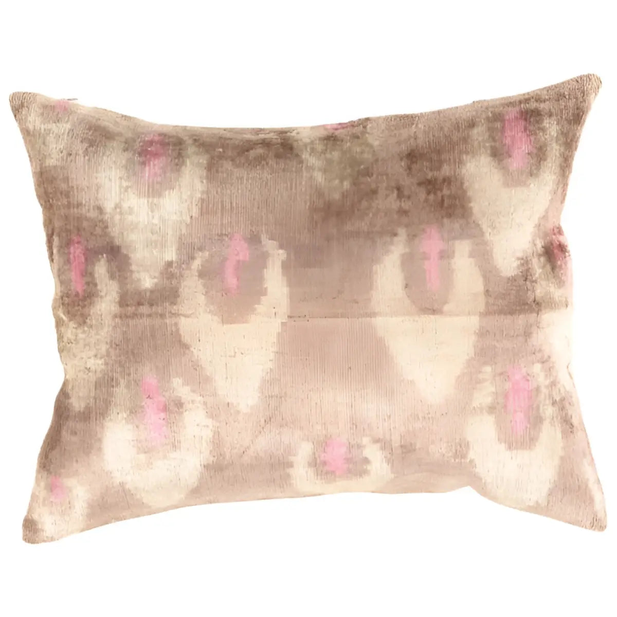 Canvello Handmade Decorative Velvet Pillow - 16’’ X 24’’ - Brown - Pink / 16’’ X 20’’ - Canvello