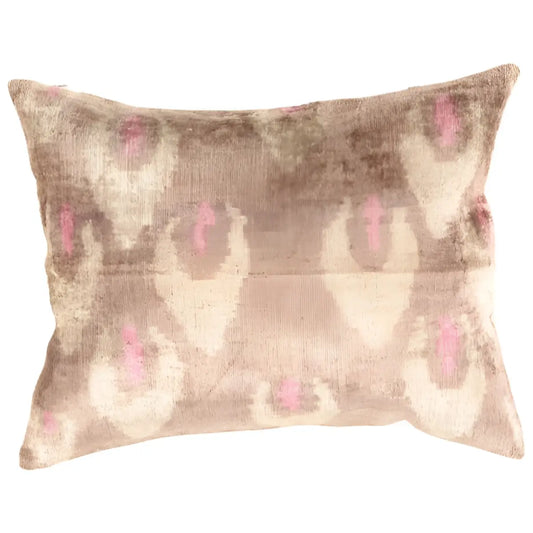 Canvello Handmade Decorative Velvet Pillow - 16’’ X 24’’ - Brown - Pink / 16’’ X 20’’ - Canvello