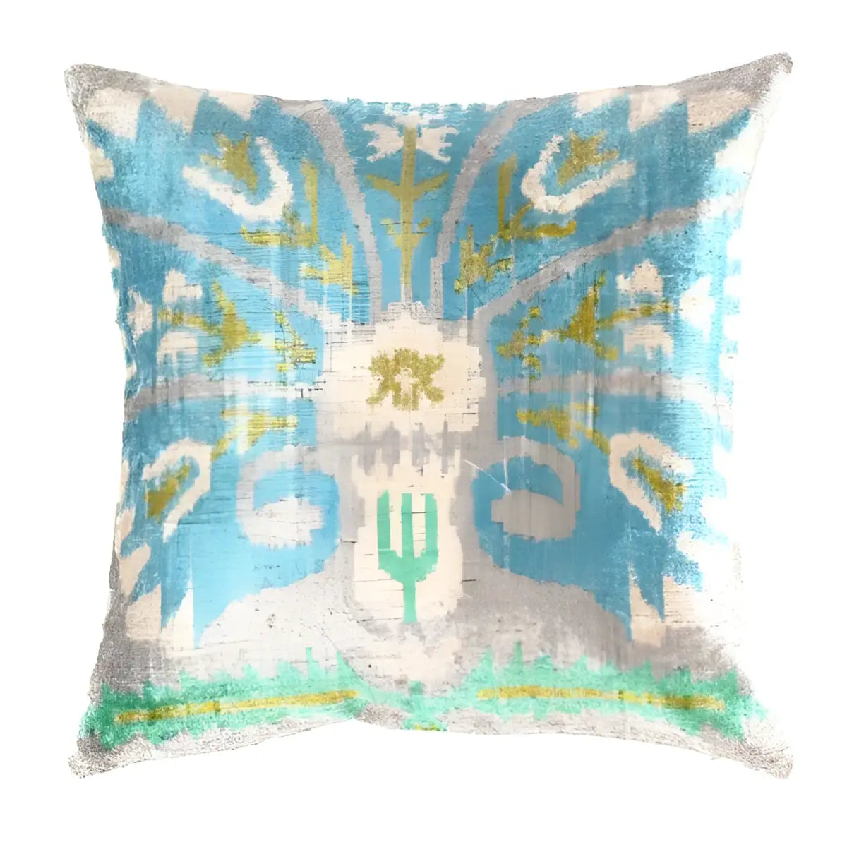 Canvello Handmade Decorative Velvet Pillow - 20’’ X 20’’ - light blue / 20’’ X 20’’ - Canvello