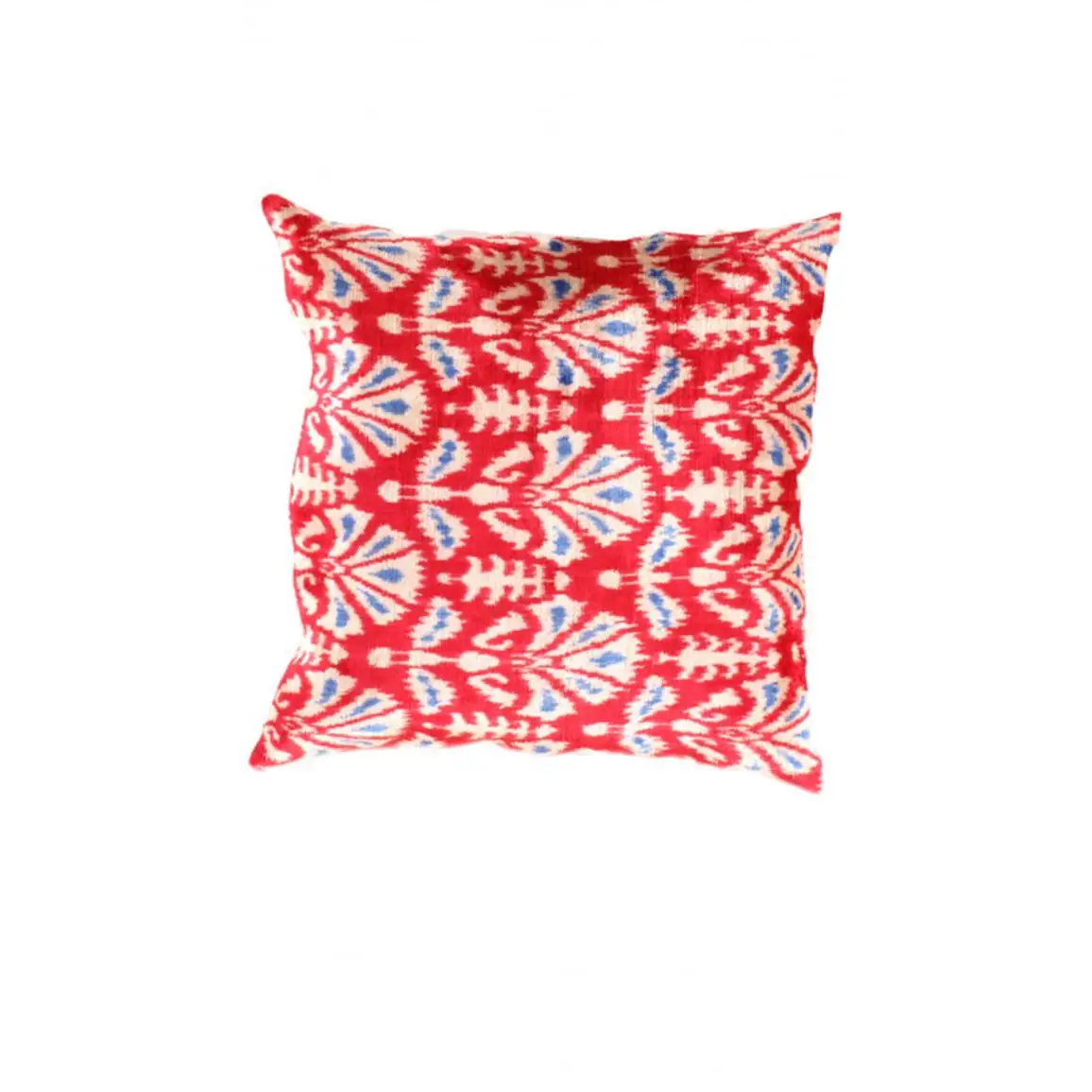 Canvello Handmade Decorative Velvet Pillow - 20’’ X 20’’ - Red / 24’’ X 24’’ - Canvello