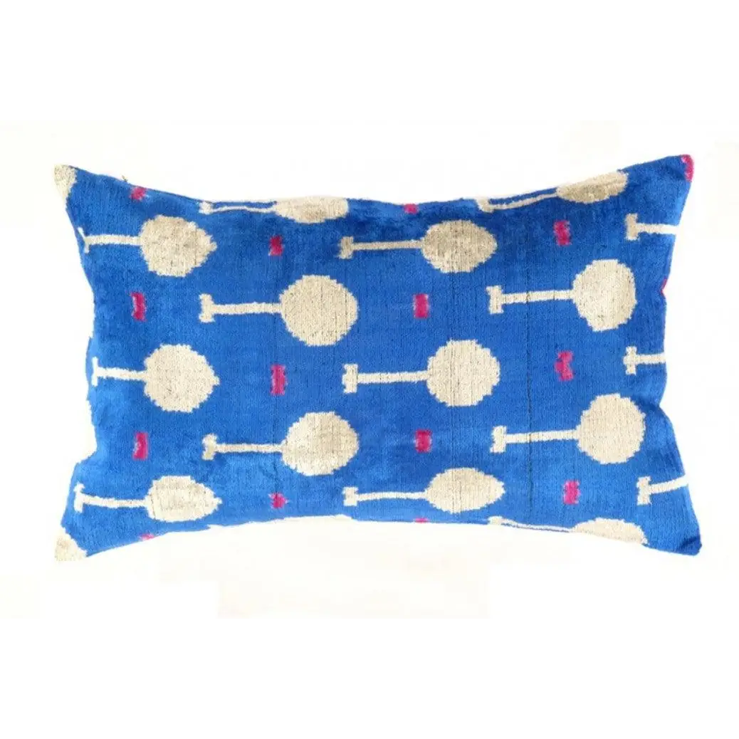 Canvello Handmade Decorative Velvet Throw Pillow - 16’’ X 24’’ - Blue / 16’’x24’’ - Canvello