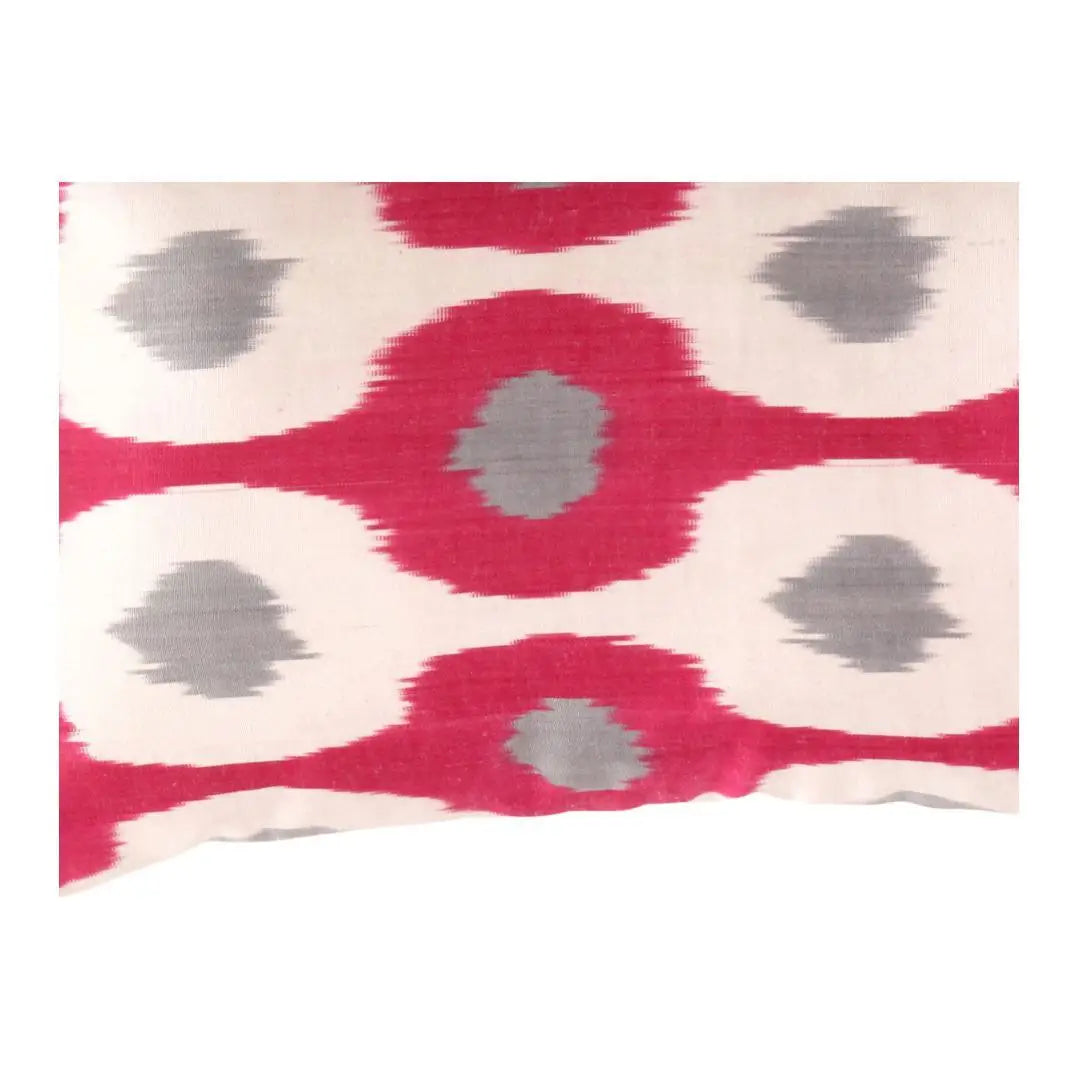 Canvello Handmade Decorative Velvet Throw Pillow - 16’’ X 24’’ - Gray - Pink - Canvello