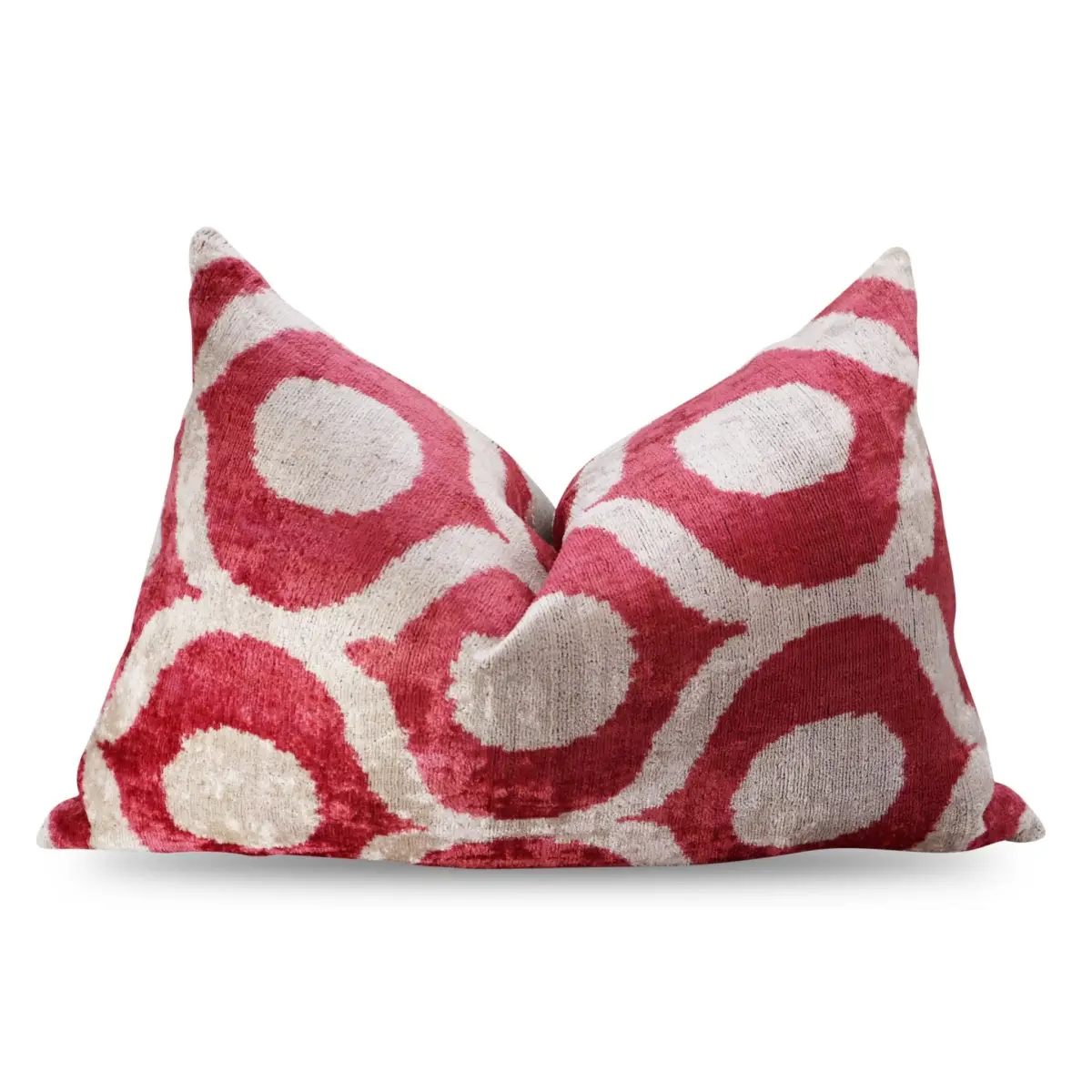 Canvello Handmade Designer Velvet Throw Pillow - 16’’ X 24’’ - Pinkish - Canvello
