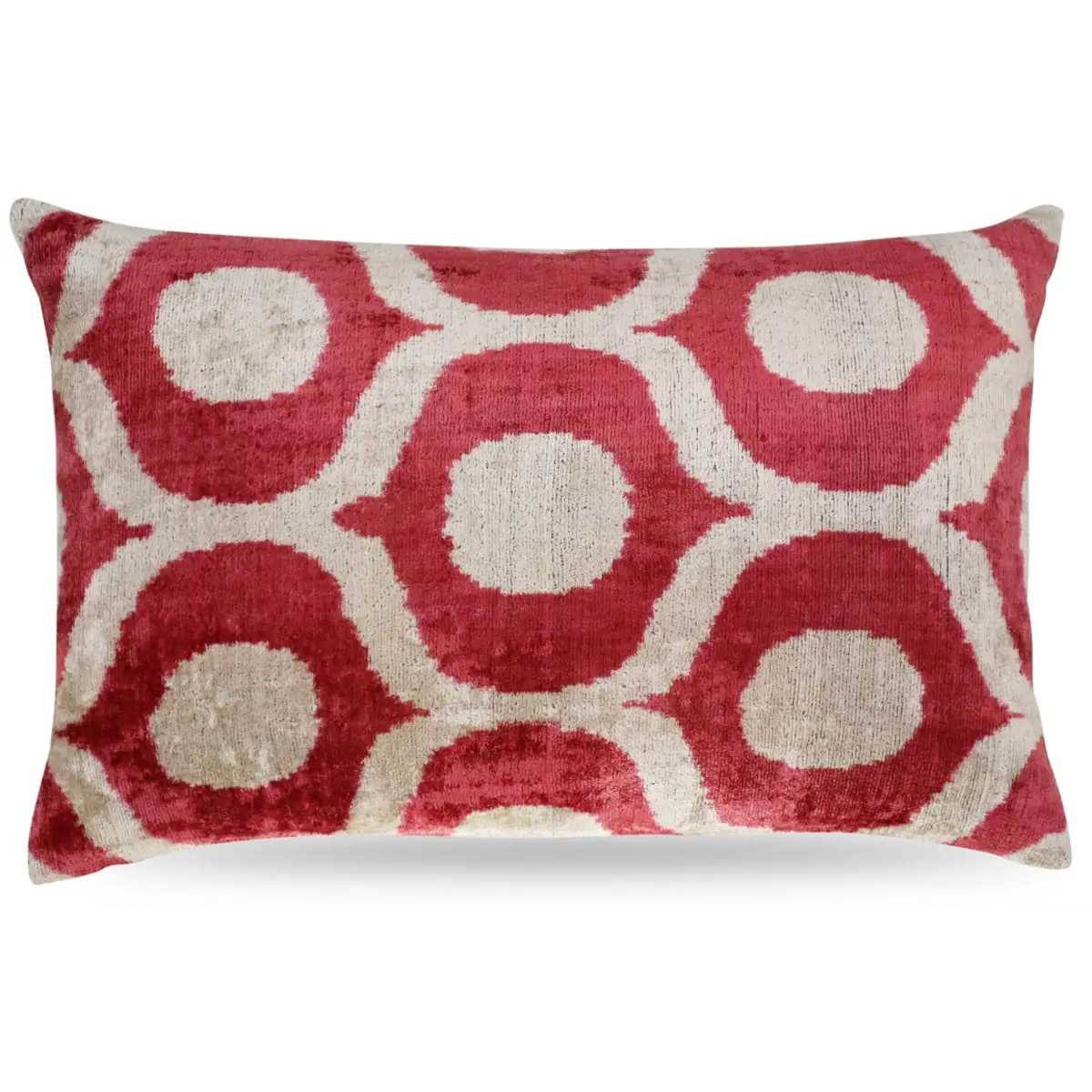 Canvello Handmade Designer Velvet Throw Pillow - 16’’ X 24’’ - Pinkish - Canvello