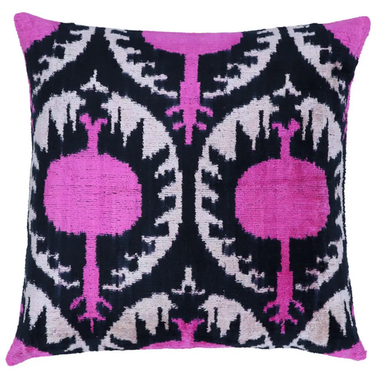 Canvello Handmade Floral Pink Throw Pillows - 16x16 inch - Canvello