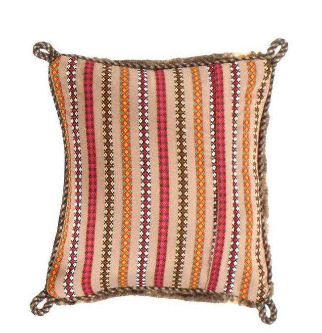 Coussin Lori Gabbeh fait main Canvello - 12" X 12"