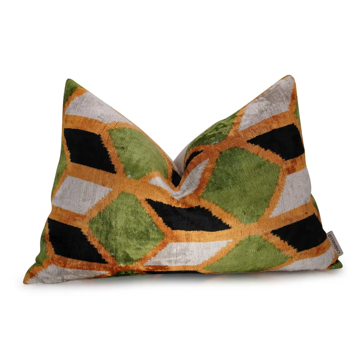 Canvello Handmade Gold Army Green Throw Pillows - 16X24 - Canvello