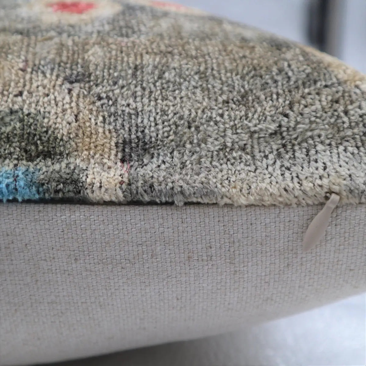 Canvello Handmade Gray Blue Velvet Throw Pillows - 16X24 - Canvello