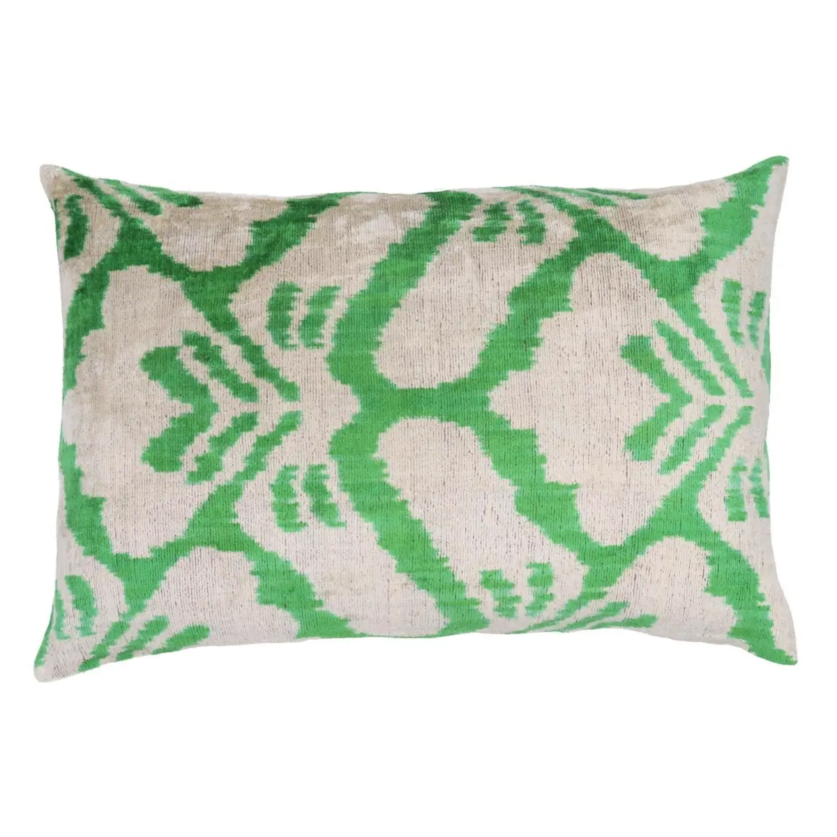 Canvello Handmade Green Velvet Throw Pillows - 16x24 - Canvello