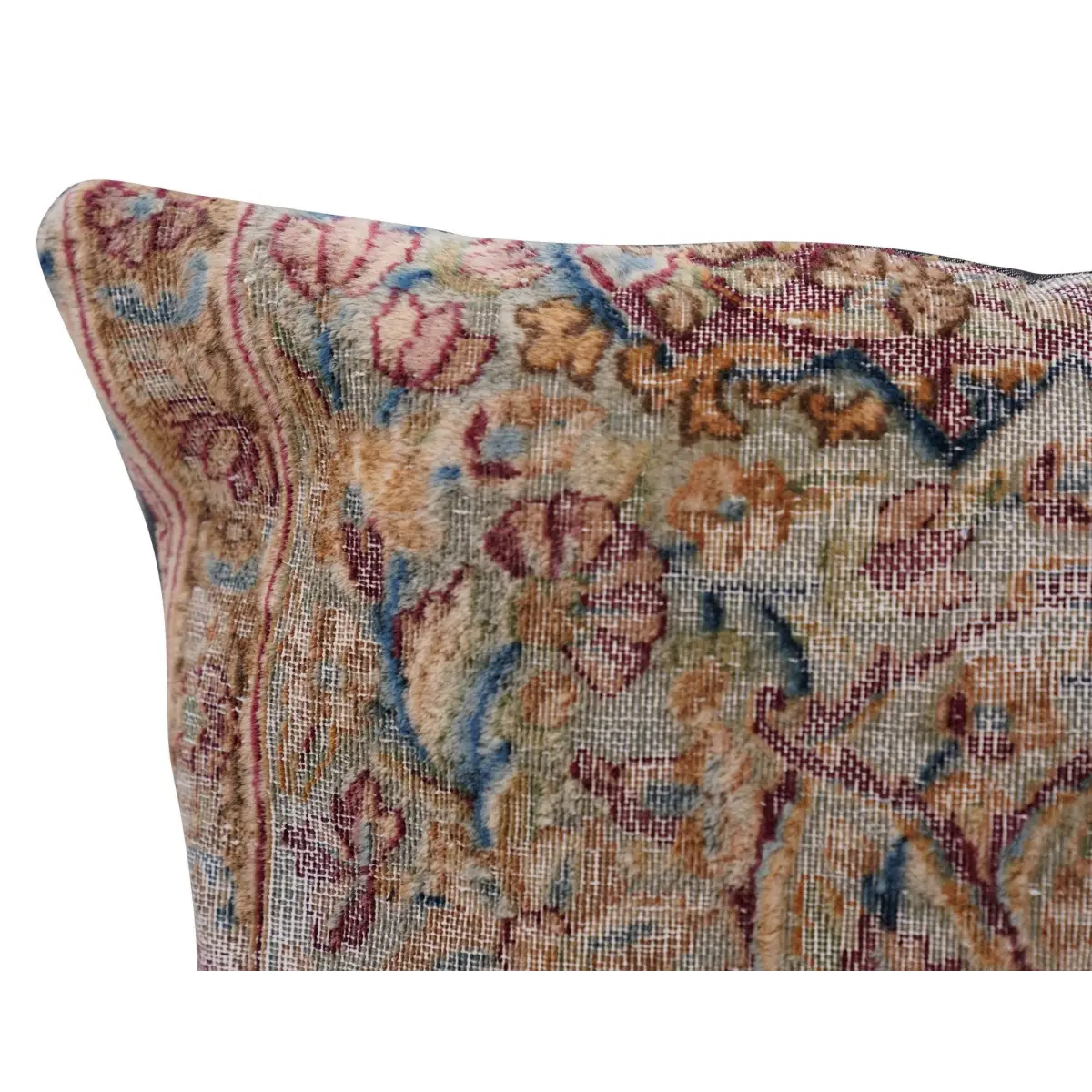 Canvello Handmade Kerman Rug Antique Pillow - 18’’x18’’ - Canvello