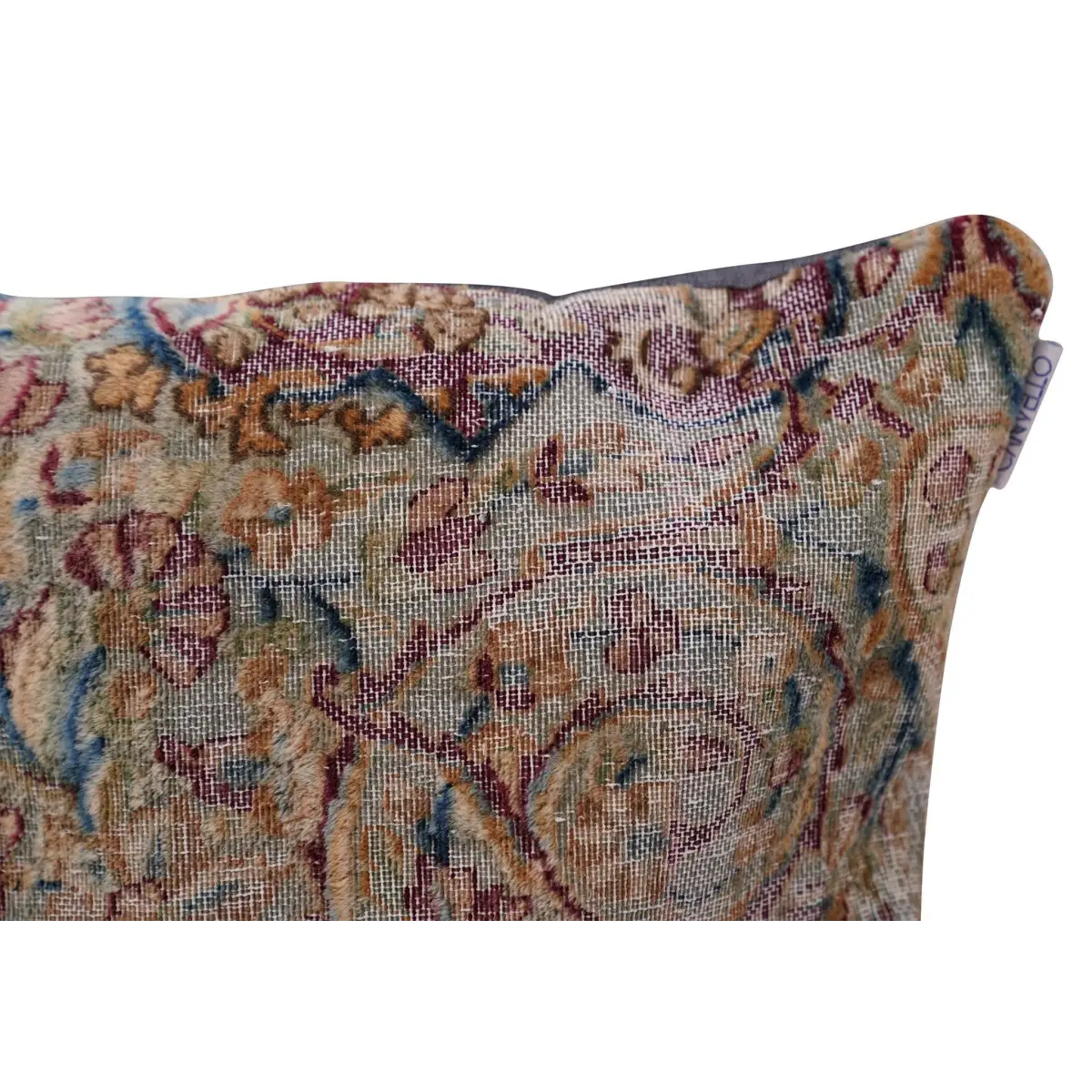 Canvello Handmade Kerman Rug Antique Pillow - 18’’x18’’ - Canvello