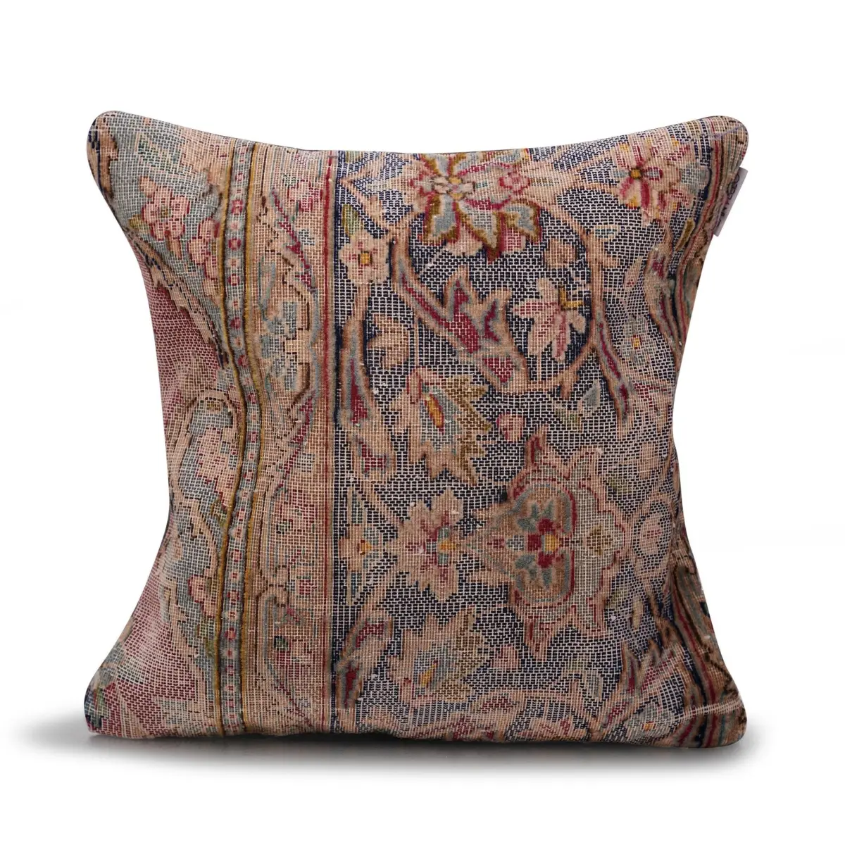 Canvello Handmade Kerman Silkroad Rug Pillows - 18’’x18’’ - Canvello