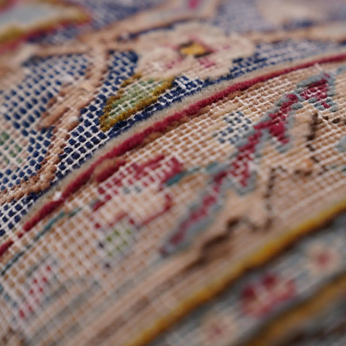 Canvello Handmade Kerman Silkroad Rug Pillows - 18’’x18’’ - Canvello