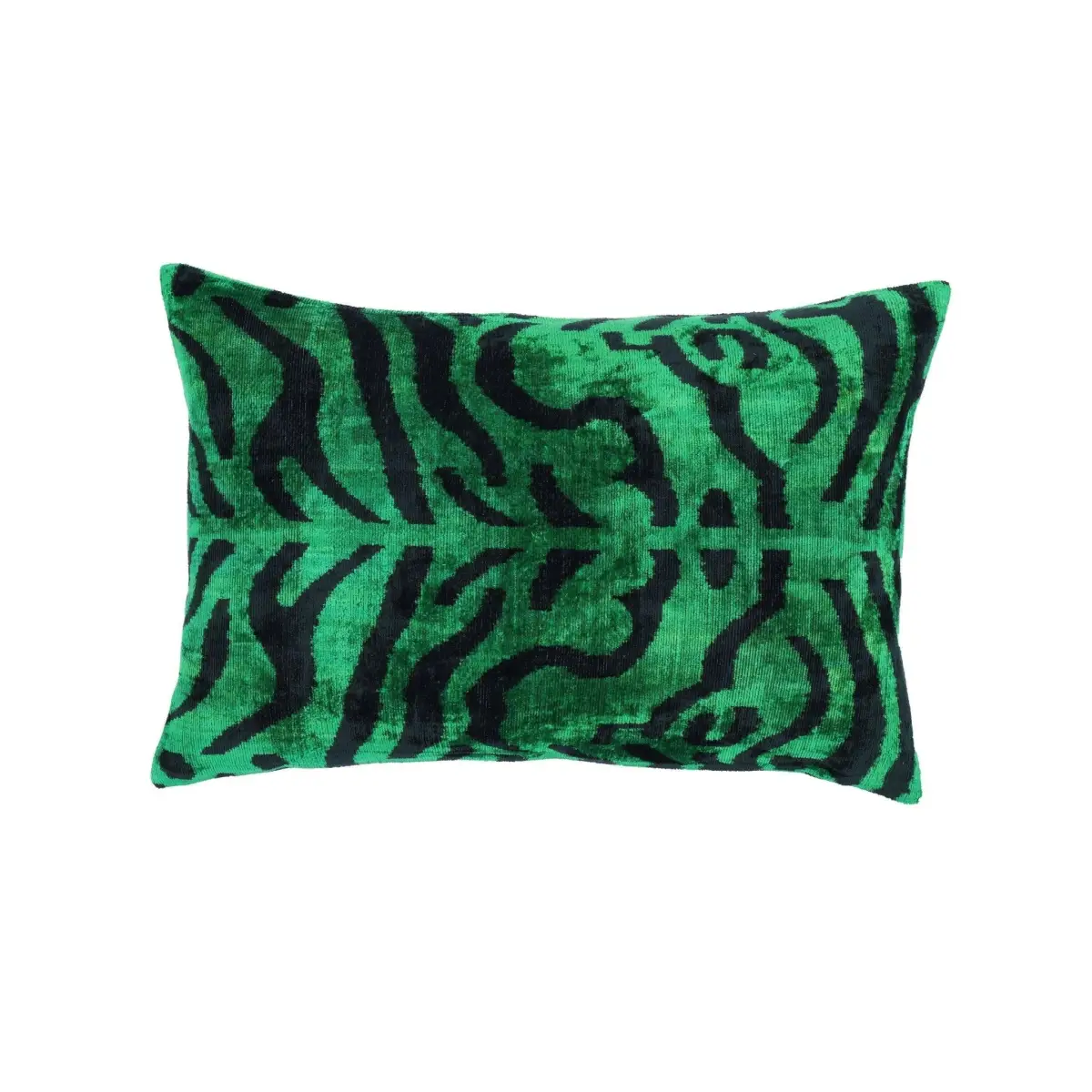 Canvello Handmade Luxury Dark Green Pillow for Couch | 16 x 24 in (40 x 60 cm) - Canvello