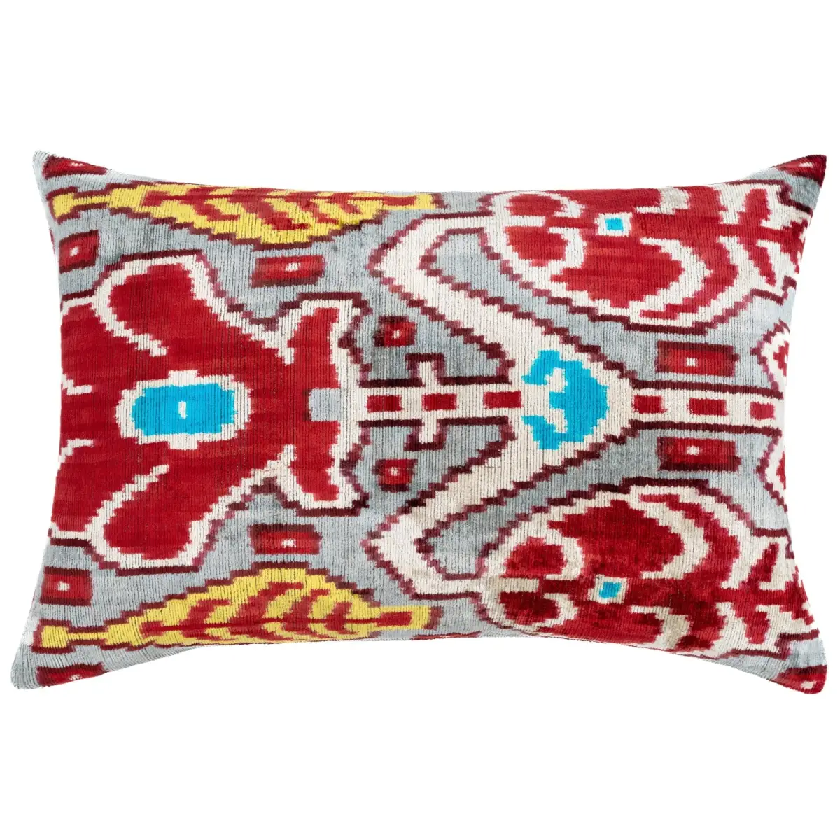 Canvello Handmade Luxury Decorative Pillow Cover & Premium Down Feather Insert Super Soft Velvet Silk Throw Cushion