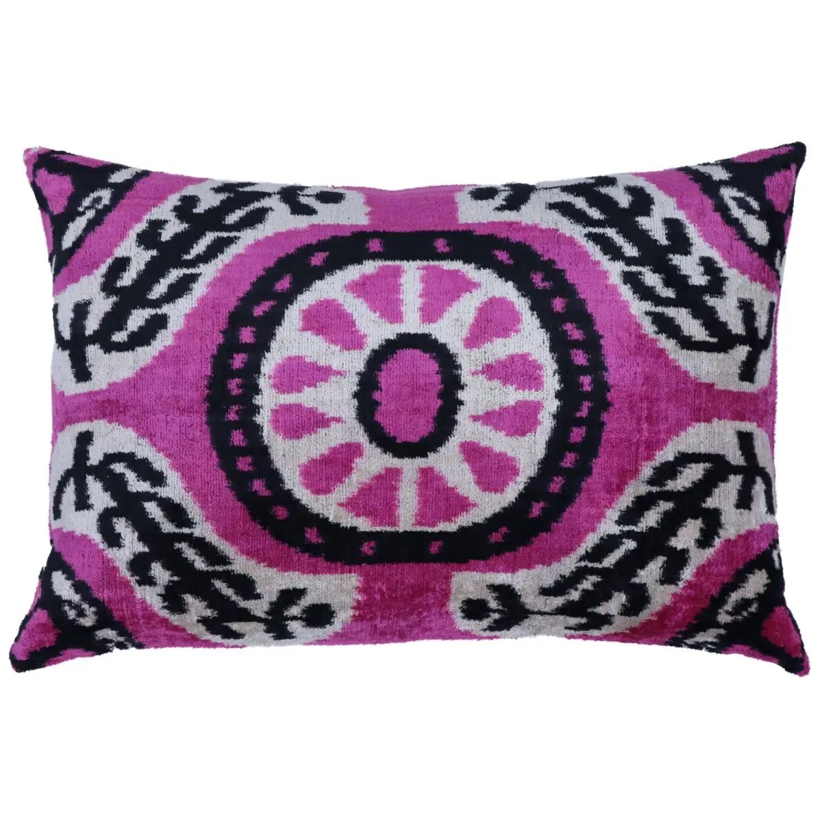 Canvello Handmade Luxury Decorative Pink with Doen Feather Pillow - 16x24in - Canvello