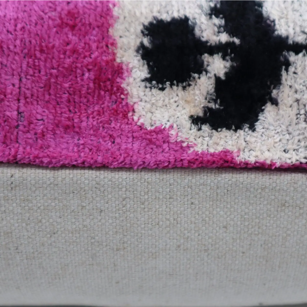 Canvello Handmade Luxury Decorative Pink with Doen Feather Pillow - 16x24in - Canvello