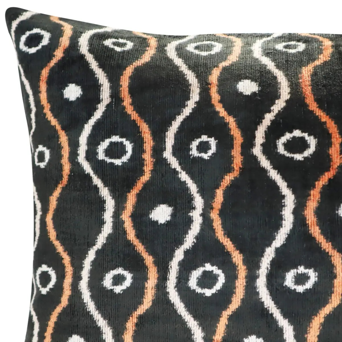 Canvello Handmade Luxury Gold Black Pillow with Down Insert - 16x24 - Canvello
