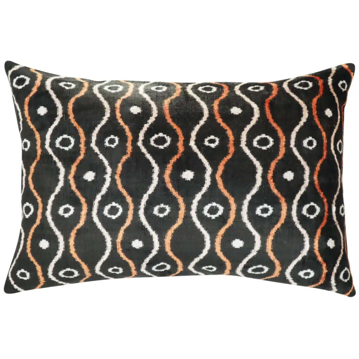 Canvello Handmade Luxury Gold Black Pillow with Down Insert - 16x24 - Canvello