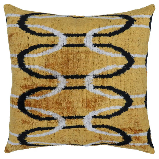 Canvello Handmade Luxury Gold Throw Pillows - 16x16 inch - Canvello