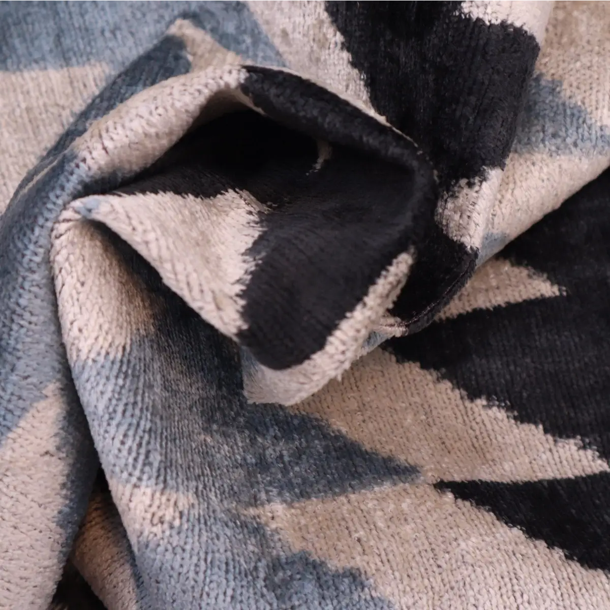 Canvello Handmade Luxury Ivory Gray Black Throw Pillow Feather Filled | 16x24 - Canvello