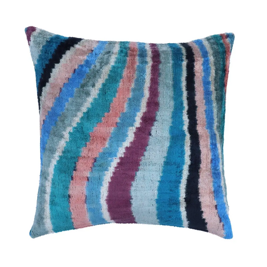 Canvello Handmade Luxury Rainbow Pillow with Down Insert - Canvello